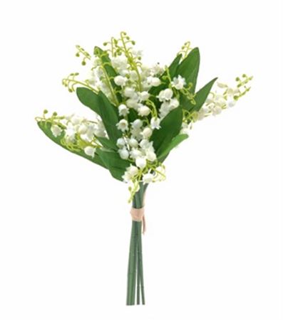 Art. Mazzo Mughetto 32cm - Cream