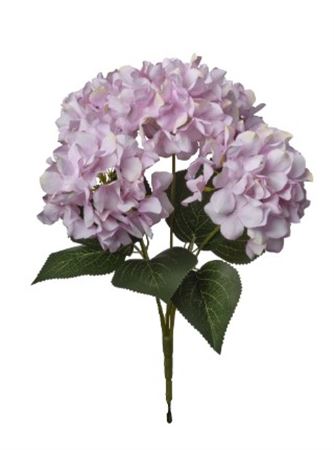 Art. Mazzo Ortensia X5 Cm43 Lavander