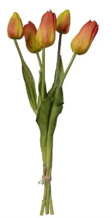 Art. Mazzo Tulipano X5 Cm13x48 Orange