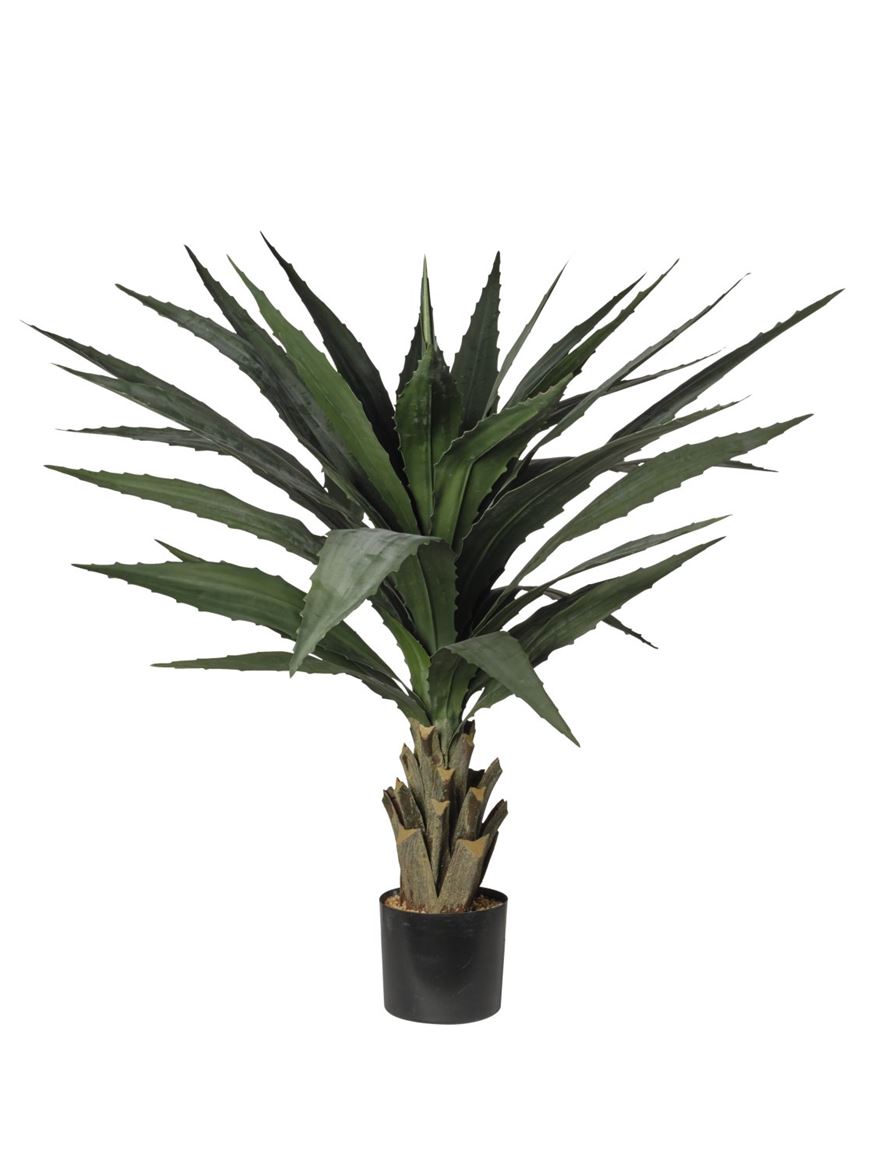 Art. Pianta Agave In Vaso 137cm Green