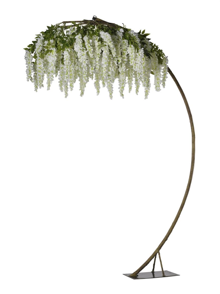 Art. Pianta Struttura Glicine D.170 H.280cm - Whit