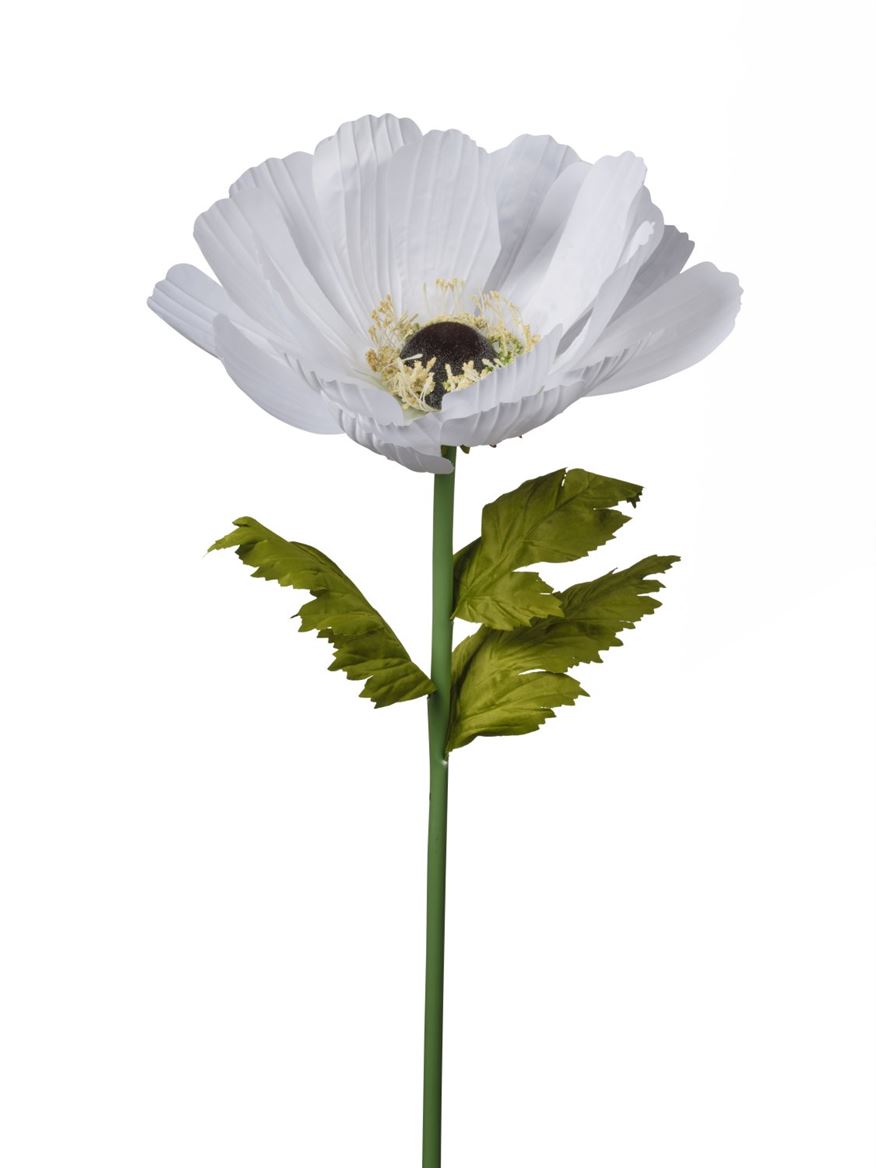 Art. Ramo Anemone Gigante 128cm White