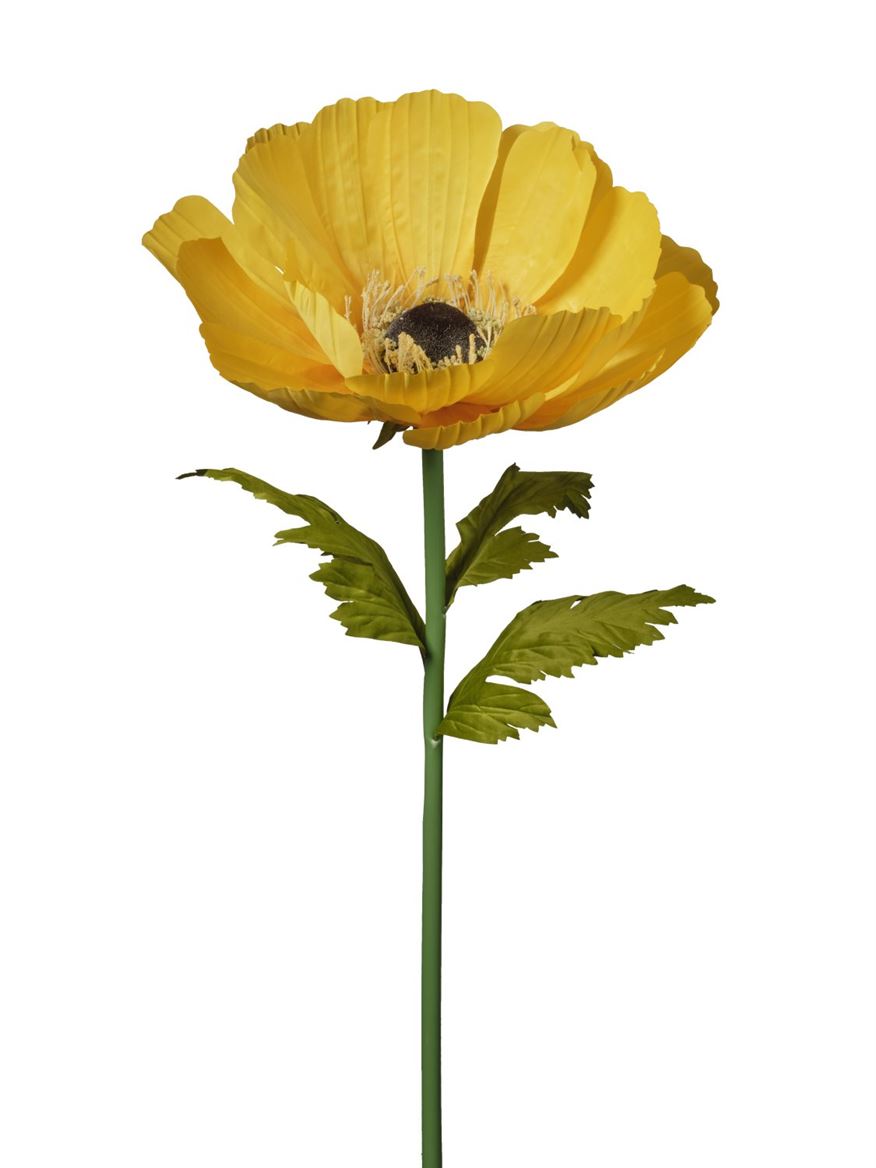 Art. Ramo Anemone Gigante 128cm Yellow