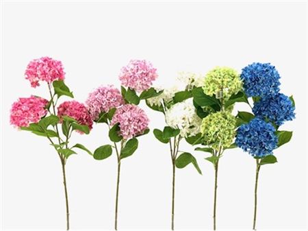 Art. Ramo Hydrangea Spray X3 100cm - Blue