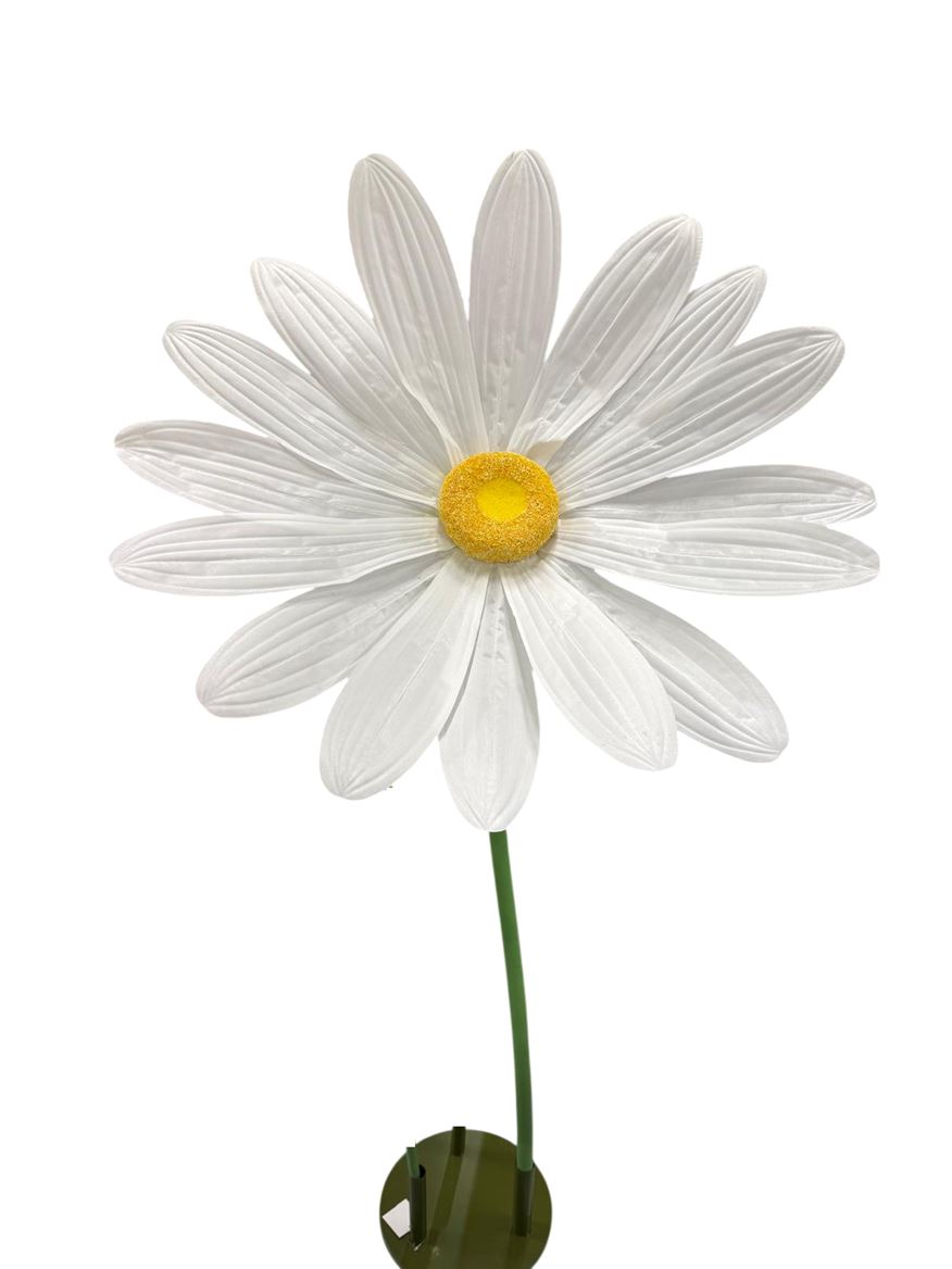 Art. Ramo Margherita Gigante D30 H100cm - Bianco