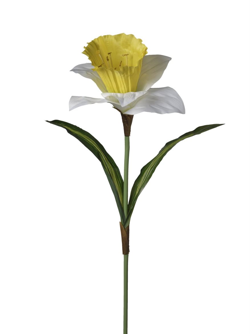 Art. Ramo Narciso Gigante H135cm D36cm Yellow Whit