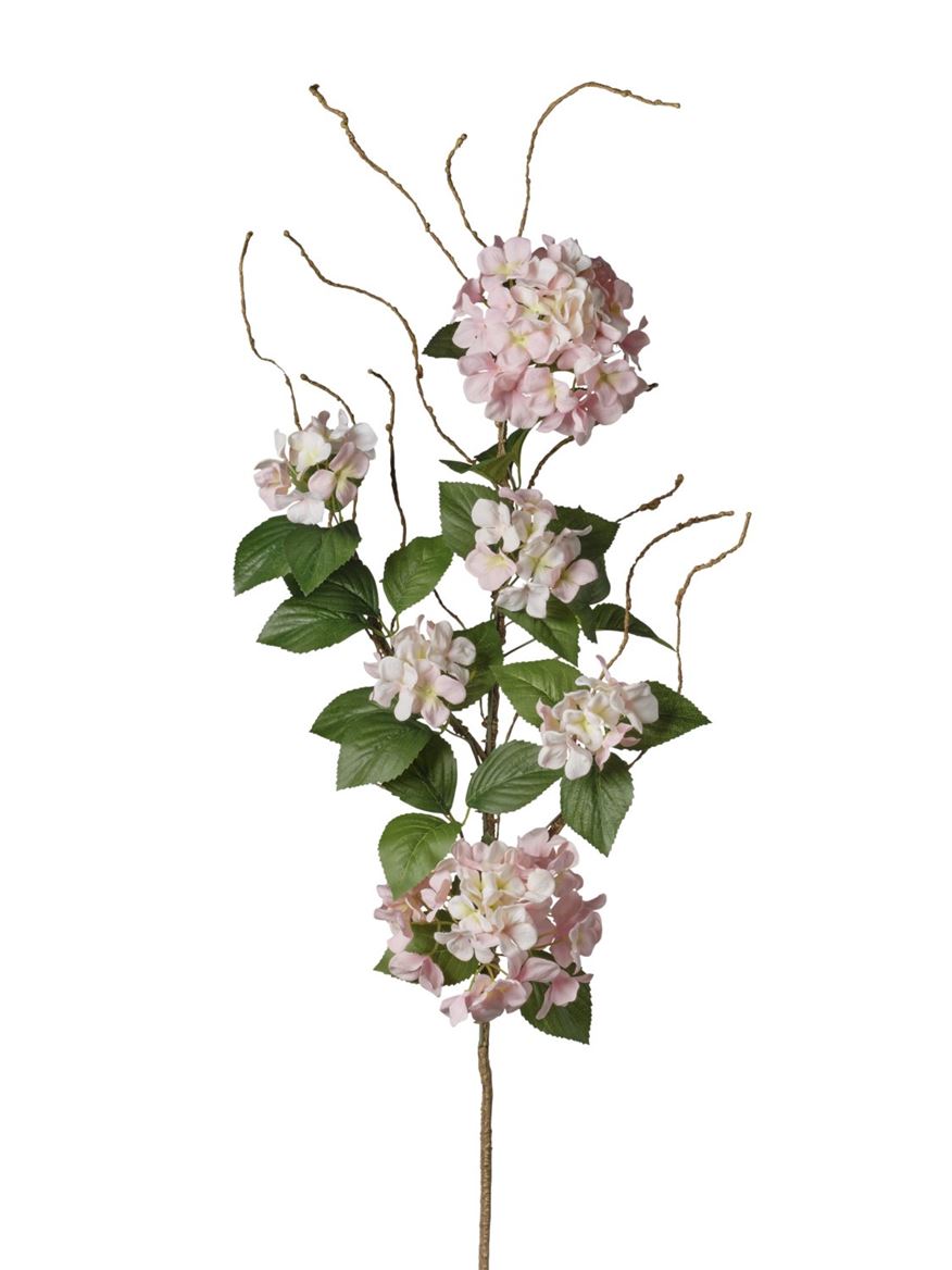 Art. Ramo Ortensie Con Rametti Cm125 Lt.pink