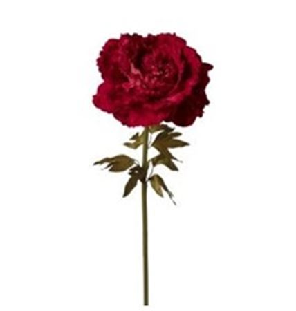 Art. Ramo Peonia Velluto 38x38x115cm - Red