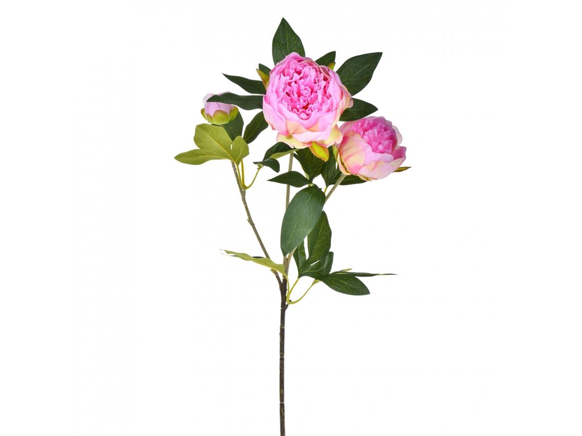 Art. Ramo Peonia X3 H.74cm Mauve