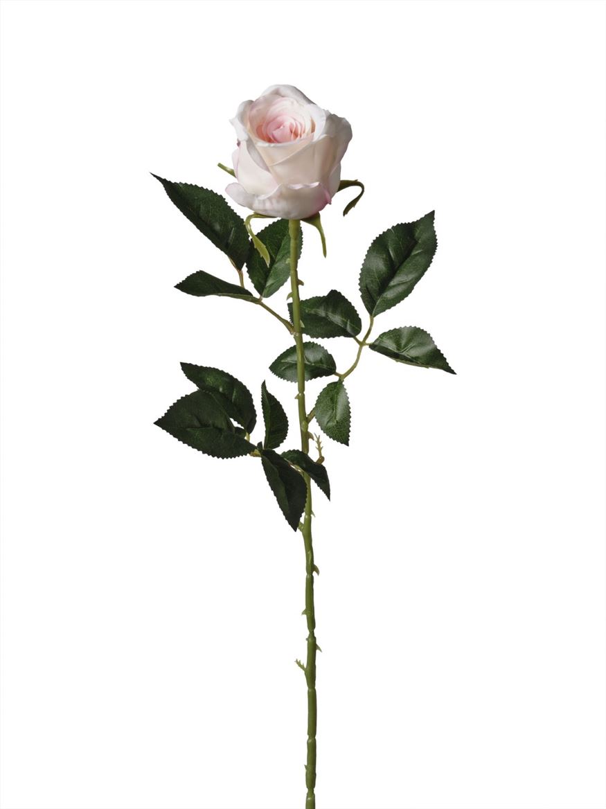 Art. Ramo Rosa Bocciolo Singolo Cm79 - Cream Pink