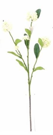 Art. Ramo Snowball Spray 65cm - White