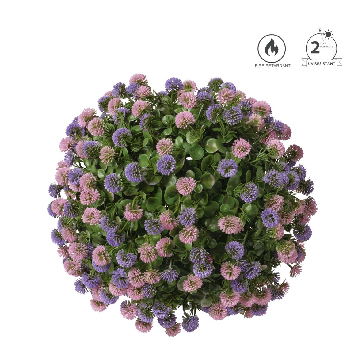Art. Sfera Fiorellini Cm38 - Pink Lavander