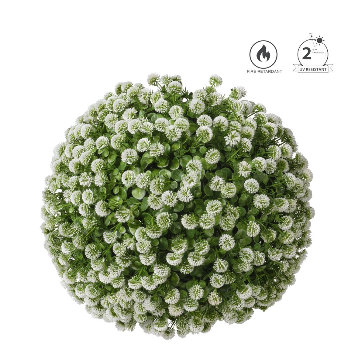 Art. Sfera Fiorellini Cm48 - Cream Green