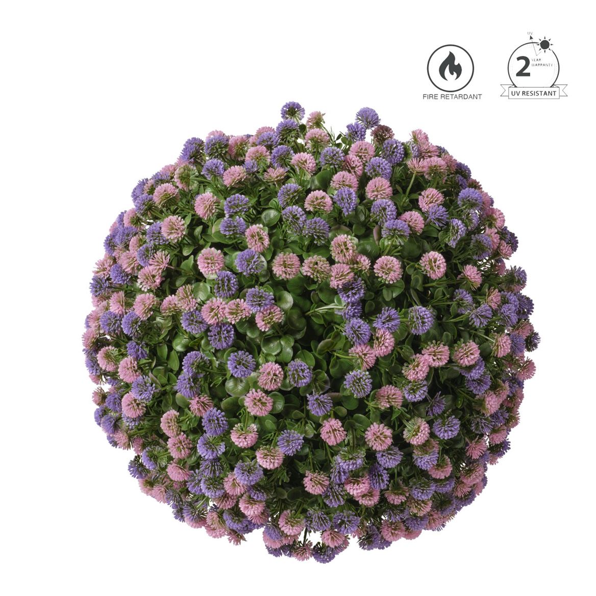 Art. Sfera Fiorellini Cm48 - Pink Lavander