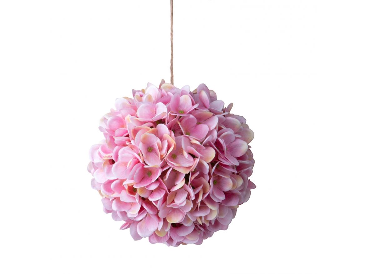 Art. Sfera Ortensia Da Appendere 18cm Lt. Pink