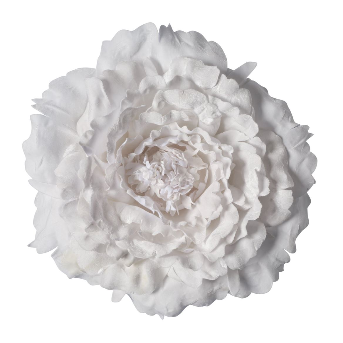 Art. Testa Peonia Velluto 58x58x18cm - White