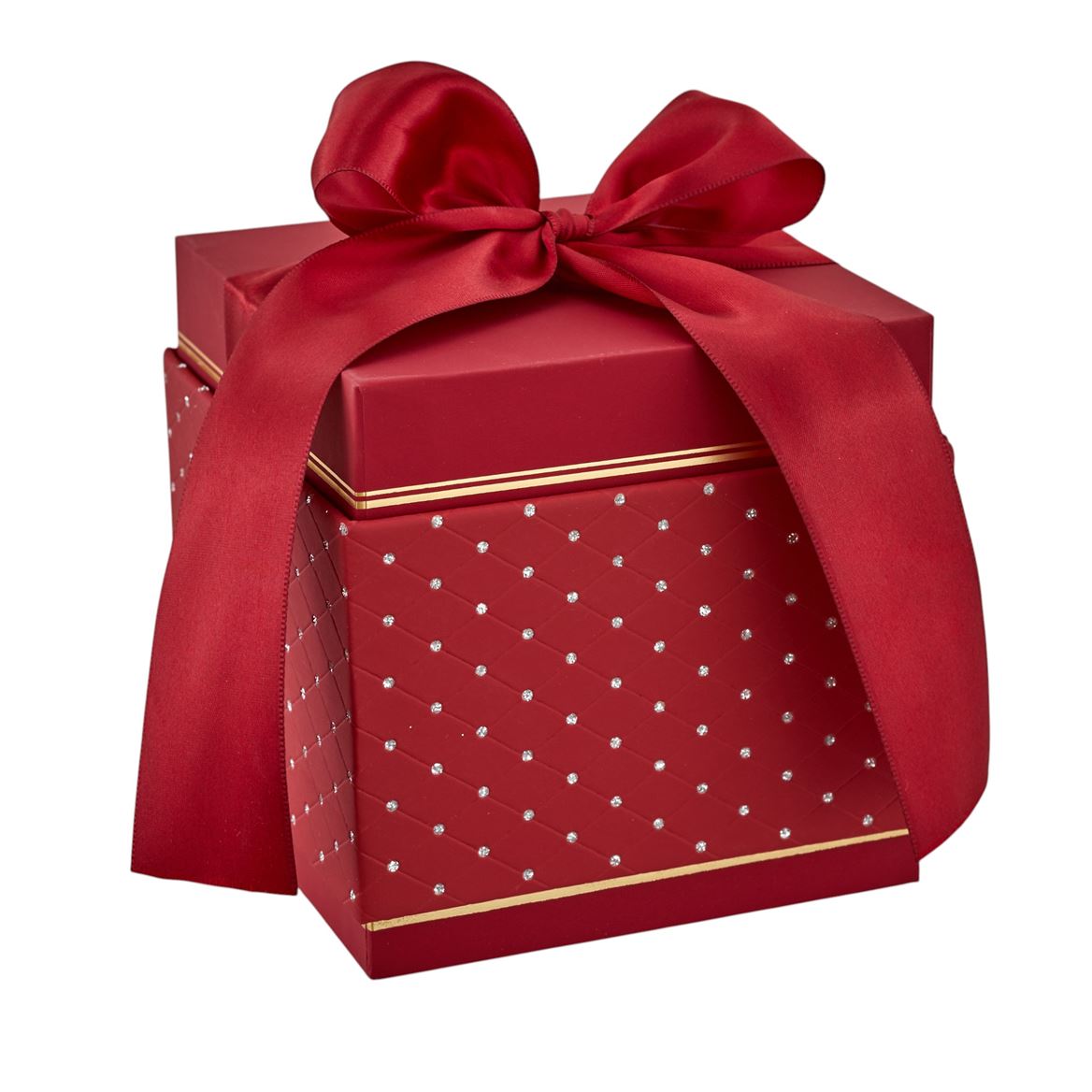 Box. Scatola Quadrata Piccola 12x12h12cm - Red
