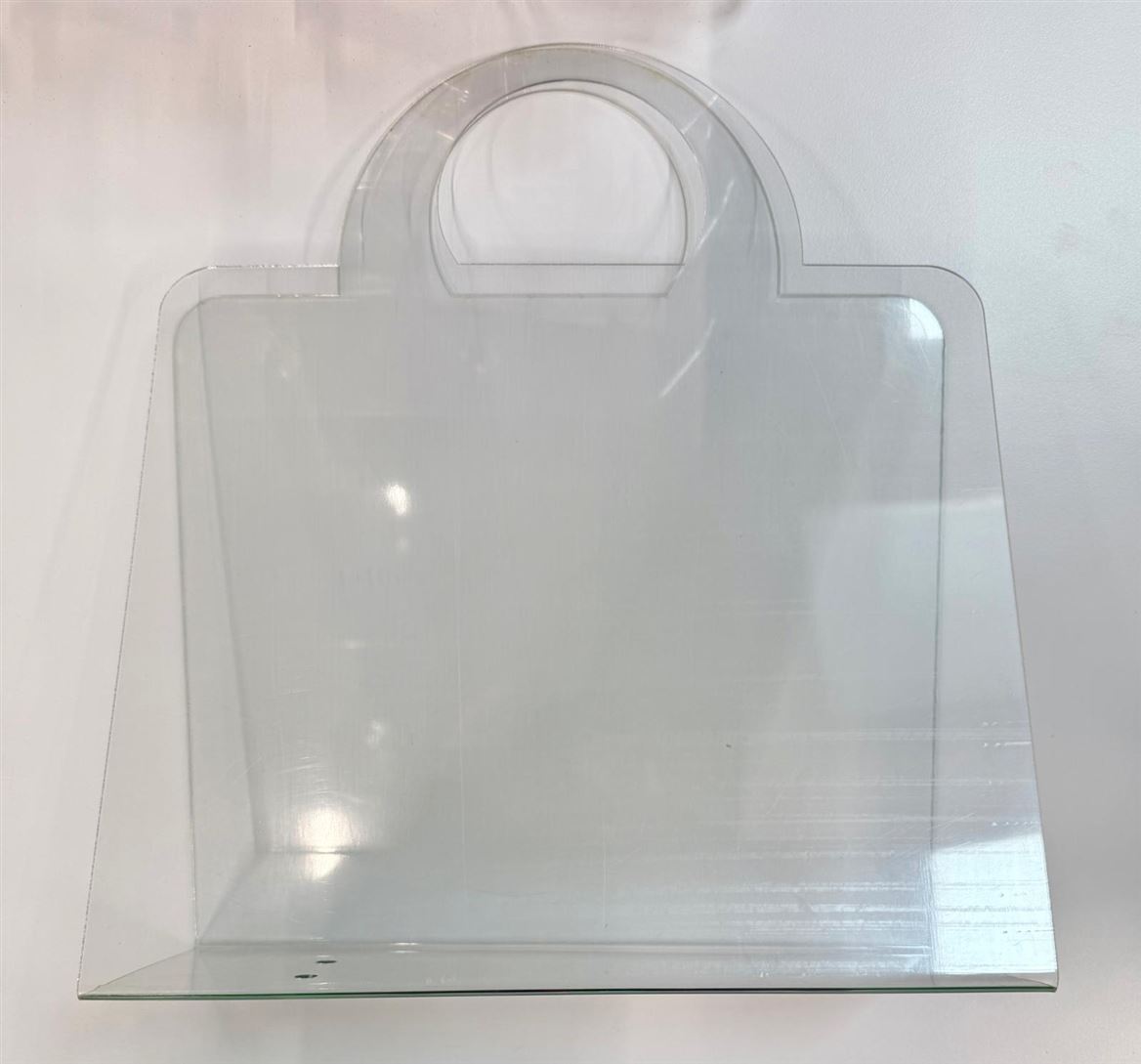 Box. Shopper Acrilico Squadrato 1.5mm - 30x12x25cm