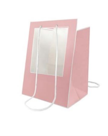 Buste. Medaillon Bouquet 30x30h40cm 10pz - Pink