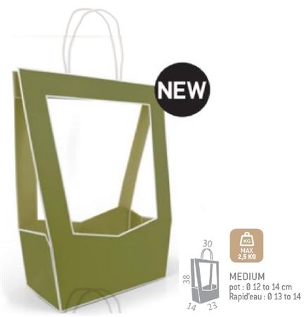 Buste. Medaillon Medium Kaki - 5pz.