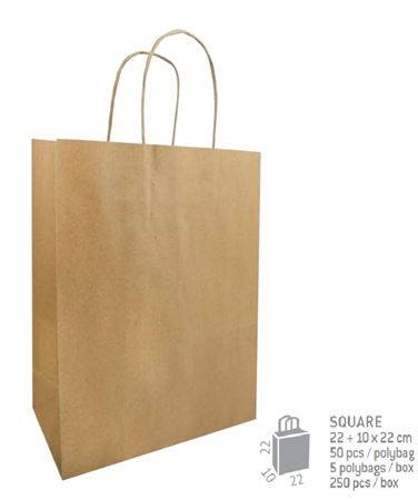 Buste. Natural Square - Pefct - Ec.recy Box 50pz