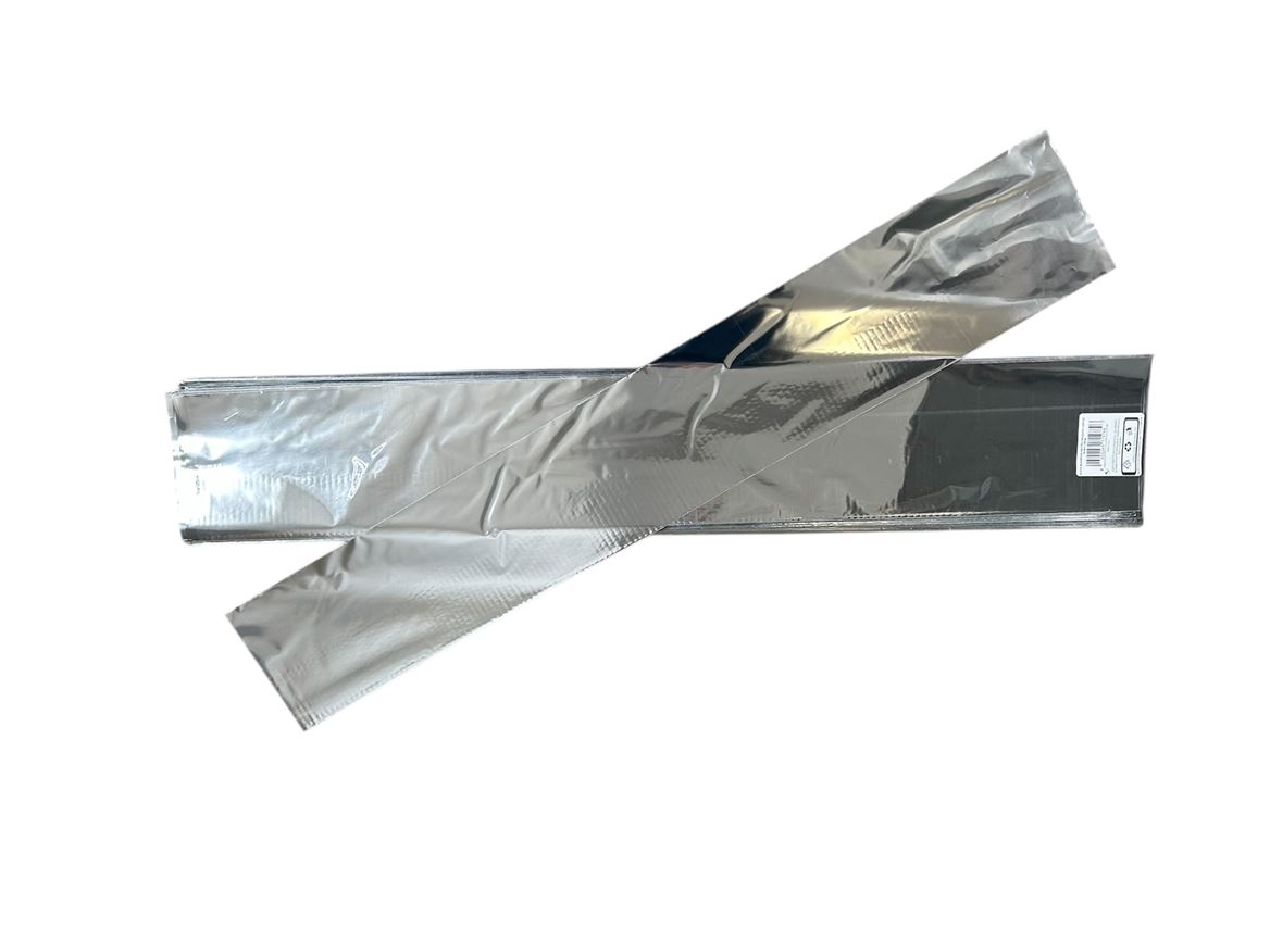 Buste. Porta Rosa Singola Argento 16xh100cm-100pz