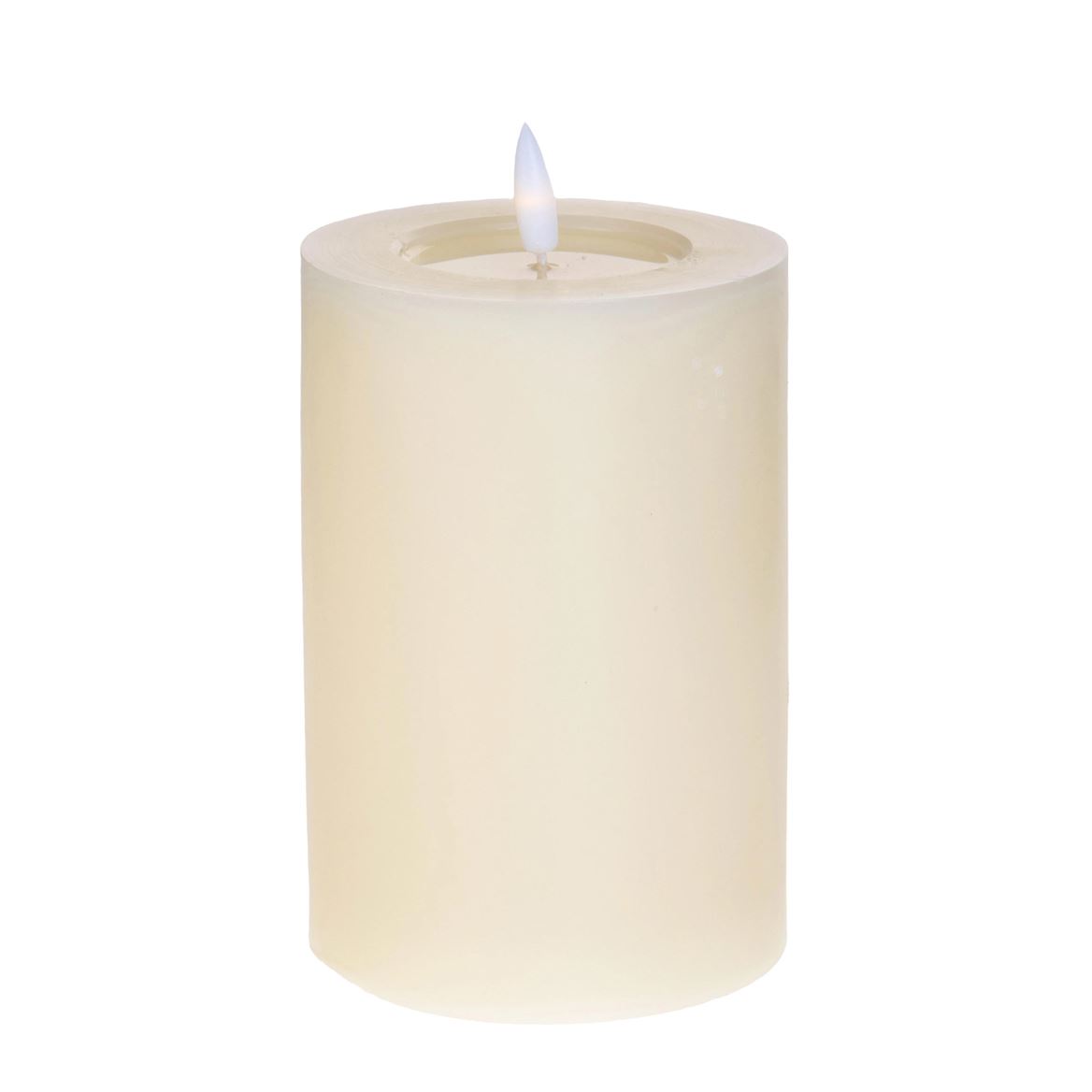 Candele Led. Cero D.10 H.15cm - Matt Ivory