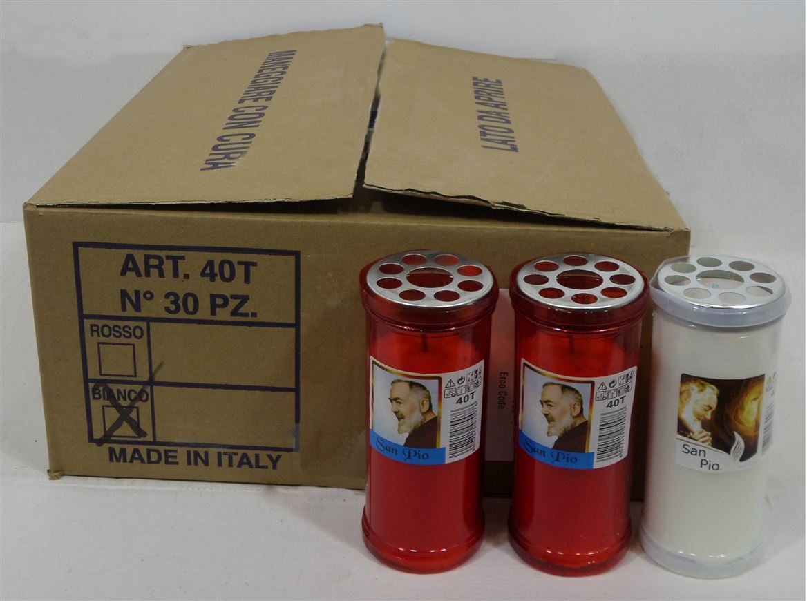 Candele. Lumino T40 Bianco