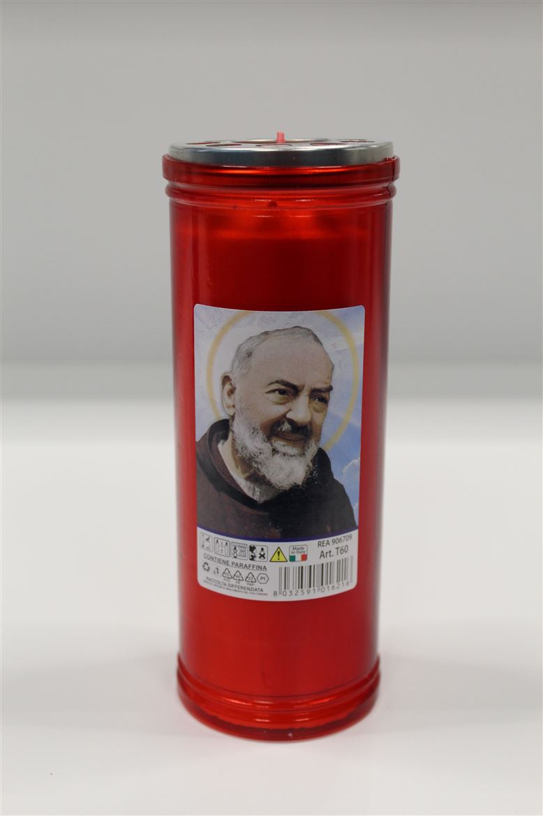 Candele. Lumino T60 Rosso