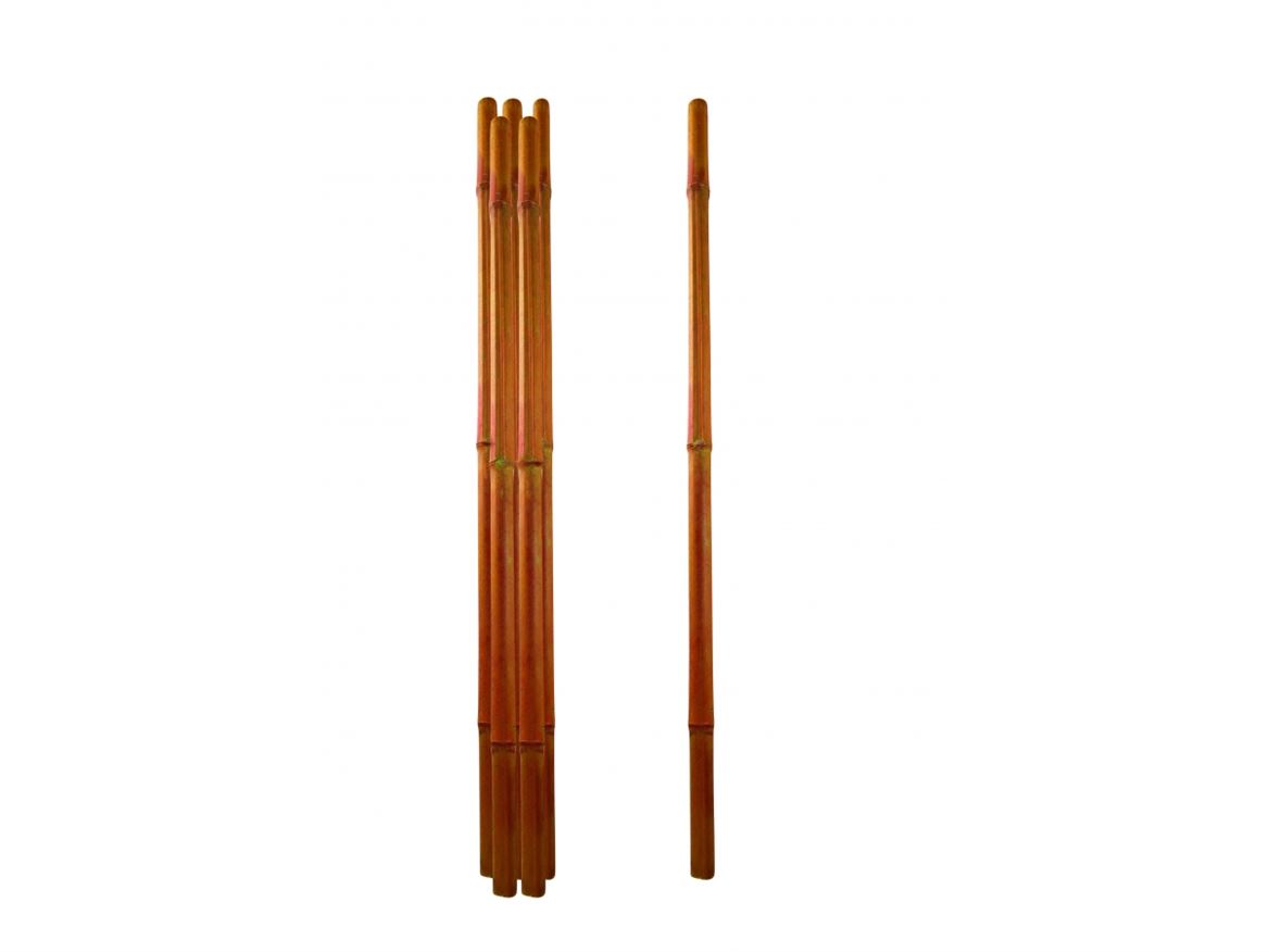 Deco. Bamboo 200cm D.3/4cm - Arancio