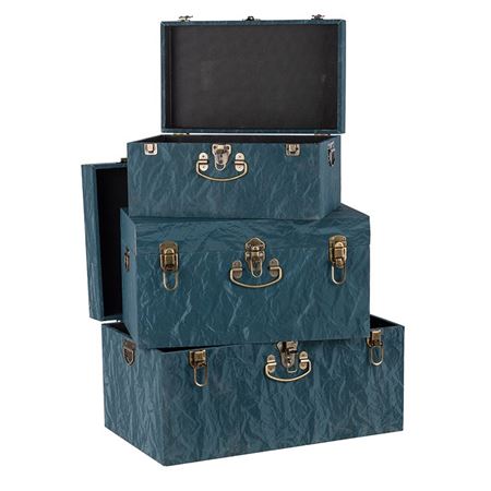 Deco. Bauli Rett. Tessuto 40x24h21-53x34h31cm- Ott
