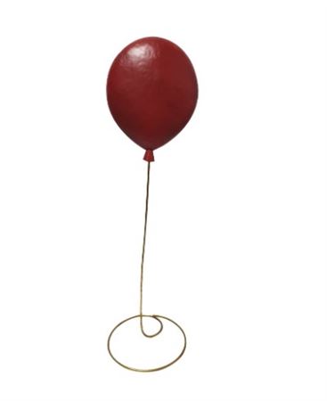 Deco. Palloncino Piatto Rosso H.60cm