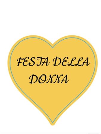 .f. Deco. Stickers Festa Della Donna 3.5cm - 500pz