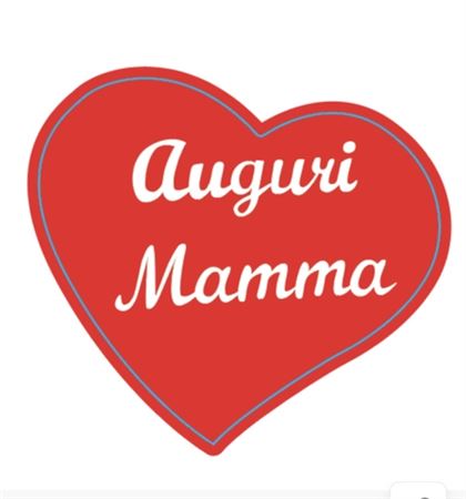 .f. Stickers Auguri Mamma 3.5cm - 500pz