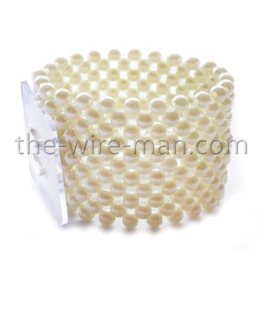 Flory. Braccialetto Di Perle Champagne - 05
