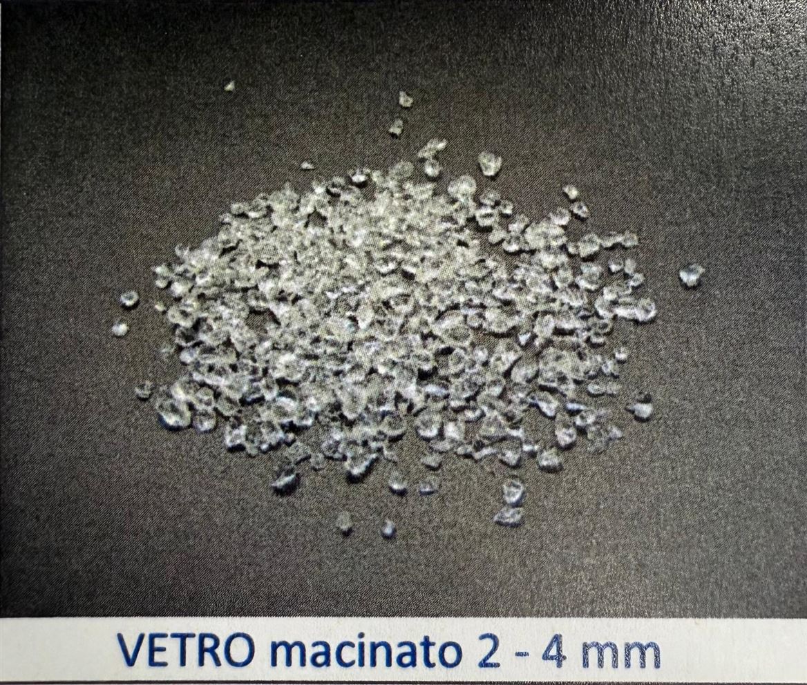 Flory. Busta Vetro Trasparente 2-4mm - 1 Kg