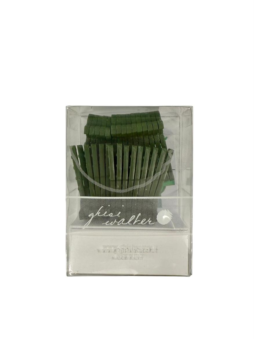 Flory. Corsage Clip Verde Con Calamita - 30pz