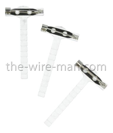 Flory. Corsage Clips Trasparente - 5cm -50pz