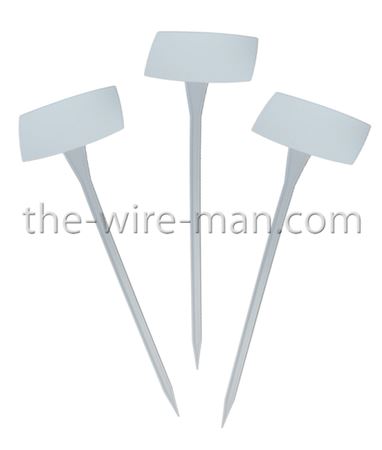 Flory. Etichetta Per Piante Bianco 40cm - 9pz