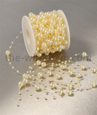 Flory. Ghirlanda Perle Champagne 05 - 15m