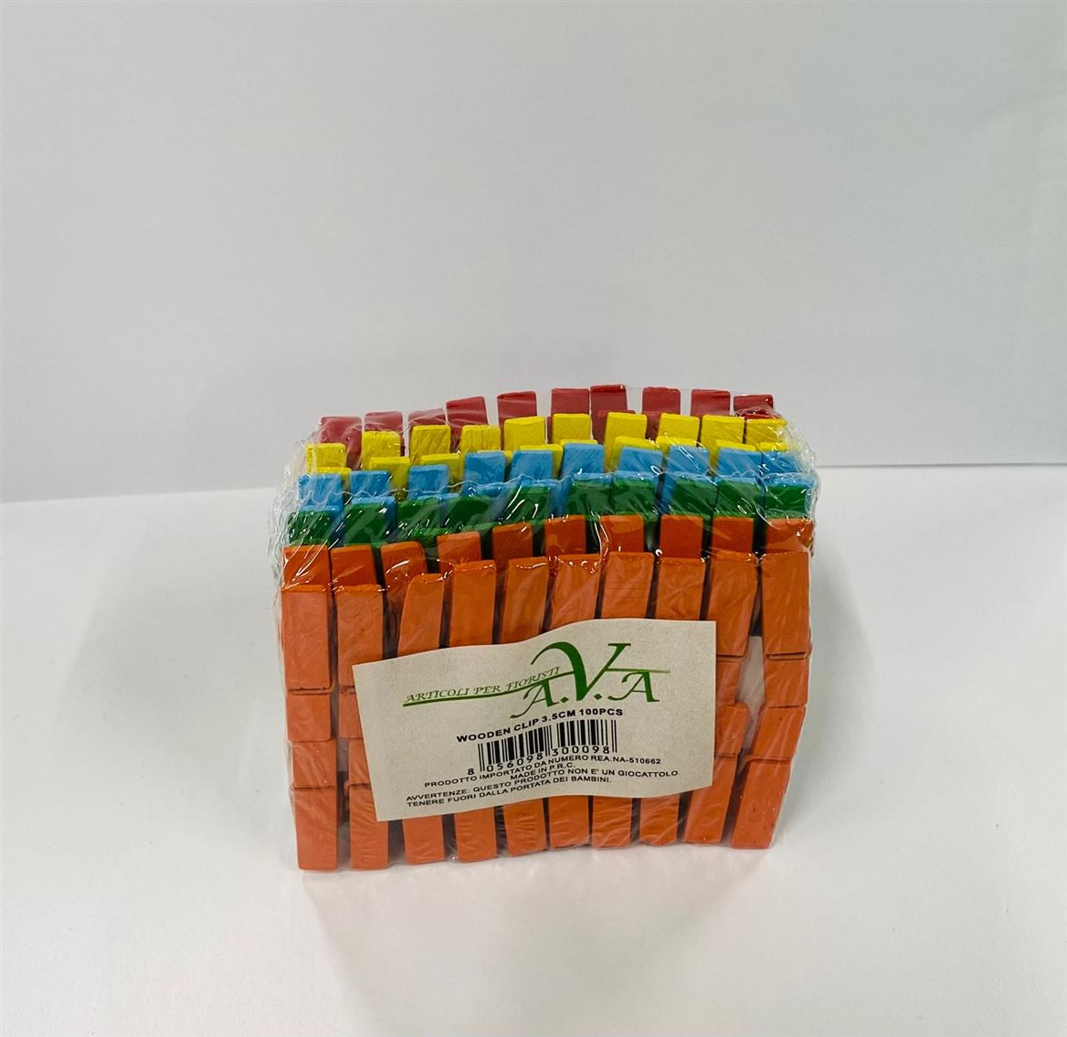Flory. Mollettine 3.5cm Box 100pz Mix