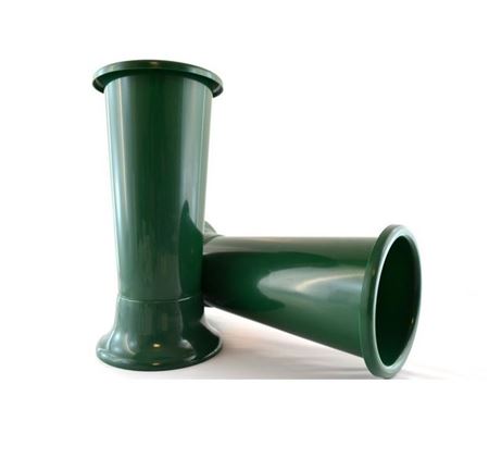 Flory. P.fiori Carr. + Base D.12x24h Verde 10pz