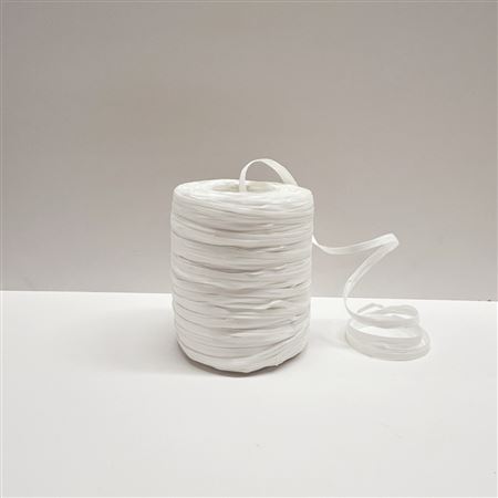 Flory. Rotolo Raffia 12mm X 200m - Bianco