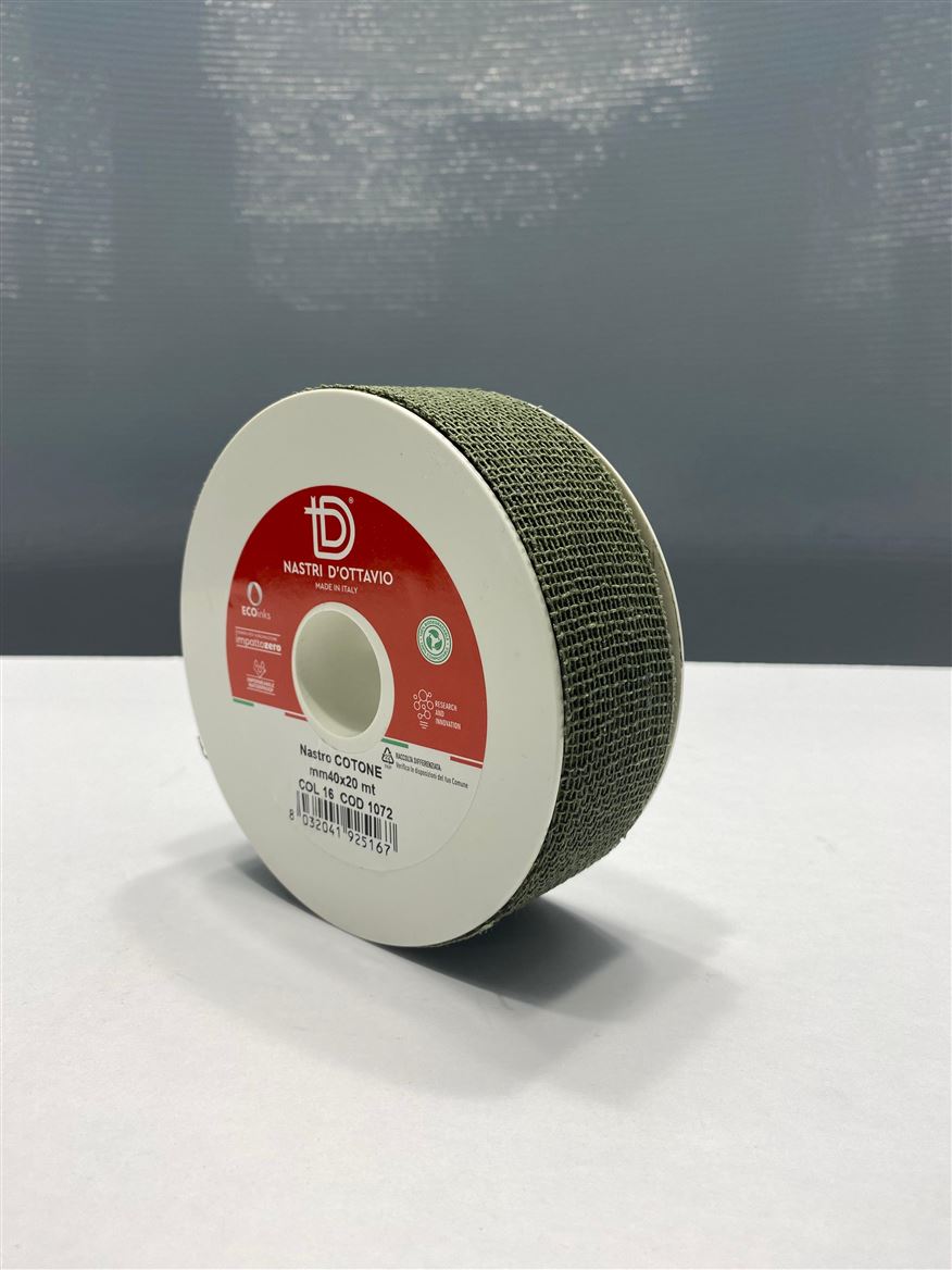 Nastri. Cotone Mm40x20mt Verde (16)