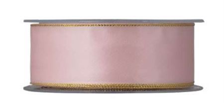 Nastri. Doppio Raso Lamè 25x25m- Rosa (11)