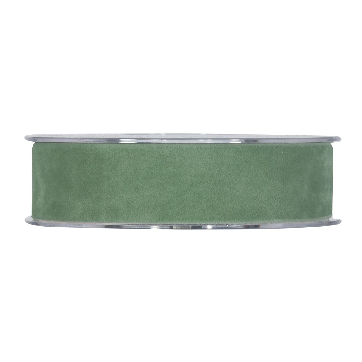 Nastri. Double Velvet Mm25x7mt - Cobalt Green