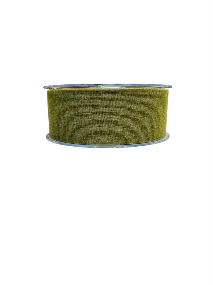 Nastri. Lino Mm40 X 25mt - Verde Scuro (17)