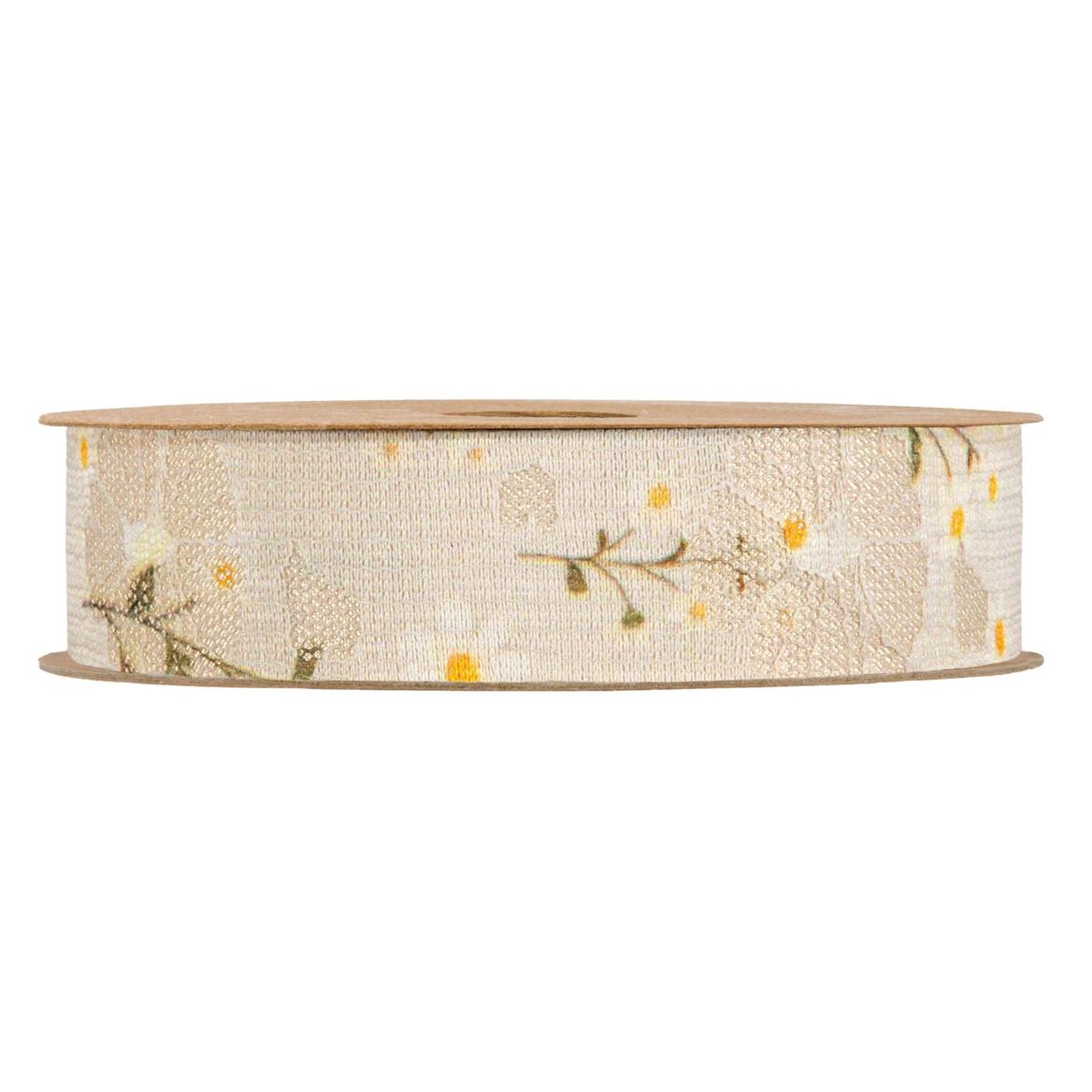 Nastri. Little Daisies Mm25x10m - Cream