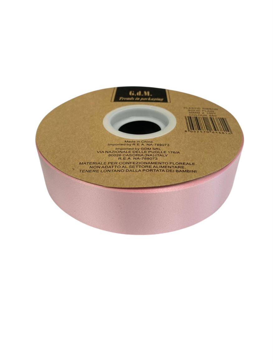 Nastri. Rondella 30mm X 100y. - Rosa