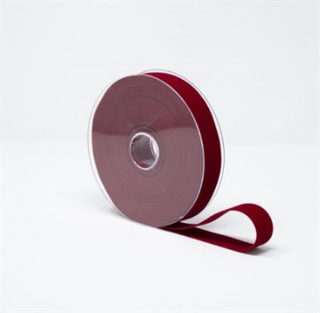Nastri. Velluto 25x15mt Rosso (07)